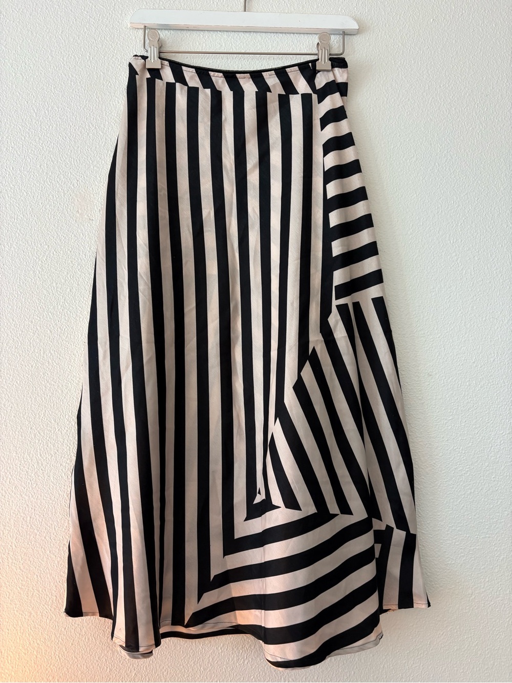 Maximalist Midi Satin Skirt